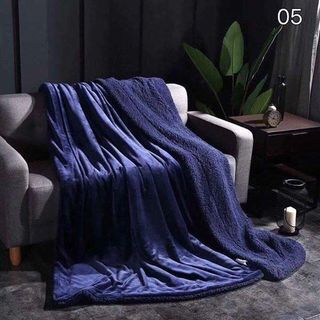 Chăn lông cừu Ultimate 1 màu Colorful hàng chuẩn 2m x 2m3