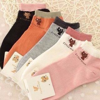 LỐ 10 TẤT MÈO COTTON