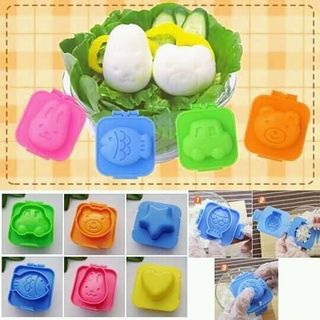 khuôn cơm / bánh siêu xinh cho bé yêu 1 bộ 6 khuôn 6 hình
