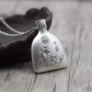 dây chuyền bạc phật giáo