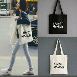 Túi tote I hate monday