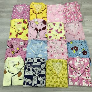 bảng áo cộc quần dài đồ ngủ thái