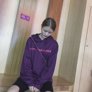 Áo hoodie Tím than - Màu cực lạ