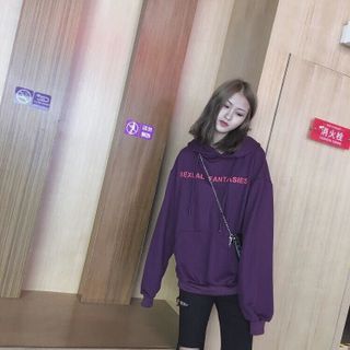 Áo hoodie Tím than - Màu cực lạ