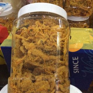 Cơm cháy lắc khô gà hộp 500gr