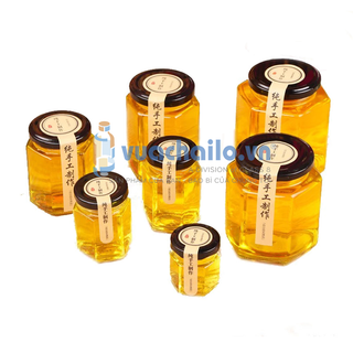 Hũ Thủy Tinh Dáng Lục Giác