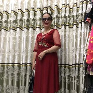 Đầm dạ hội trung niên