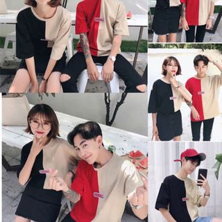 áo thun tay lỡ fom rộng thời trang nam nữ bao hot