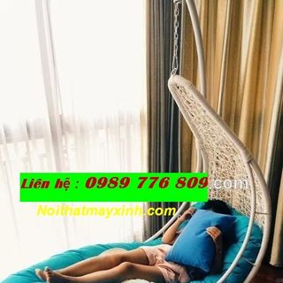 Ghế quả trứng xích đu mây ghế xích đu trứng đẹp giá rẻ Hà Nội