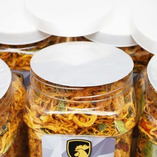 Sỉ khô gà đóng hũ sẵn có màng nhôm an toàn