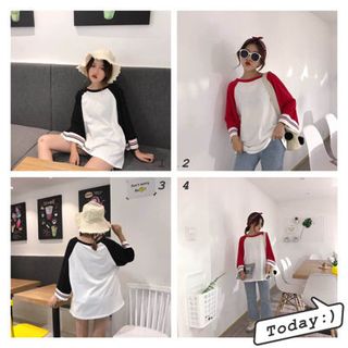 áo thun tay lỡ fom rộng thời trang cho nam nữ bao hot