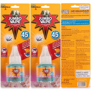 Chất Xông Đuổi Muỗi 45 Ngày Jumbo Vape Hương Hoa Ly 34ML