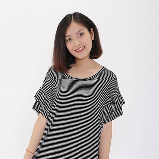 Đầm thun Free size tay bèo