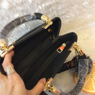 Túi xách công sở chùm bông love