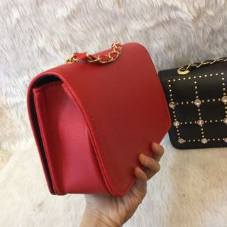 Túi xách hộp đính đá