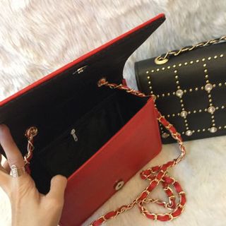 Túi xách hộp đính đá