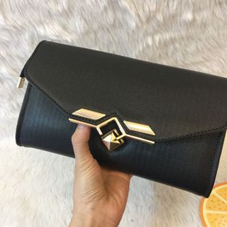Ví cầm tay Clutch khoá xoay