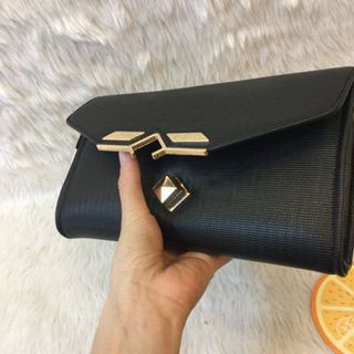 Ví cầm tay Clutch khoá xoay