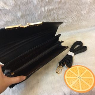 Ví cầm tay Clutch khoá xoay