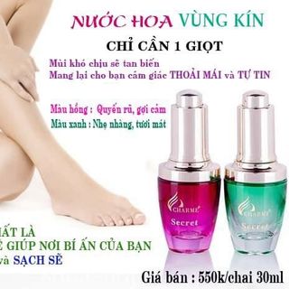 CHARME SECRET – NƯỚC HOA VÙNG KÍN – NƯỚC HOA CHARME 30ML