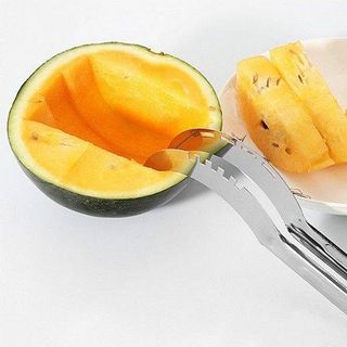 Dao cắt dưa hấu siêu nhanh inox không gỉ bổ dưa gọt dưa hấu trang trí dĩa trái cây GD43-DCDH