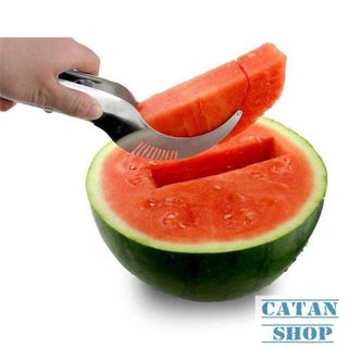 Dao cắt dưa hấu siêu nhanh inox không gỉ bổ dưa gọt dưa hấu trang trí dĩa trái cây GD43-DCDH
