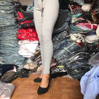 Quần dài nữ thời trang trắng kem