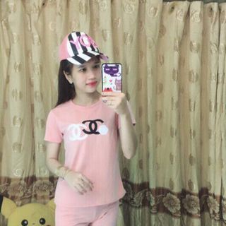 Bộ da cá thêu hoa