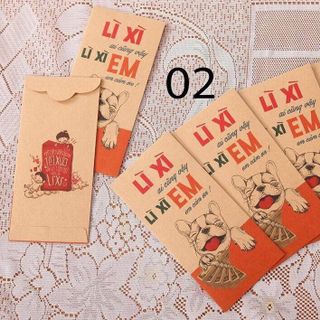 Combo 10 bao lì xì Tết 2018 Đẹp - Độc - Lạ