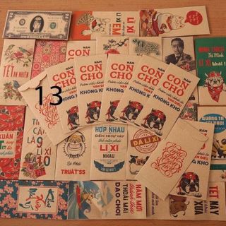 Combo 10 bao lì xì Tết 2018 Đẹp - Độc - Lạ