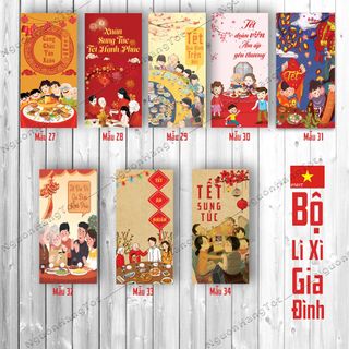 BAO LÌ XÌ CỰC CHẤT MITADI - XU HƯỚNG 2018 1000 CÁI