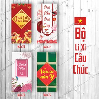 BAO LÌ XÌ CỰC CHẤT MITADI - XU HƯỚNG 2018 1000 CÁI