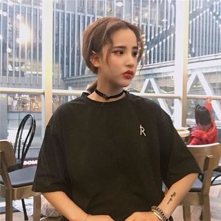 Áo thun tay lửng in