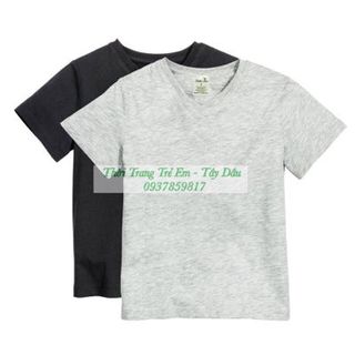 Áo thun bé trai cổ tim