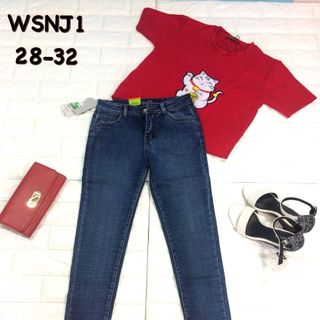 Jeans Trơn Co Giãn Lật Tua Lai
