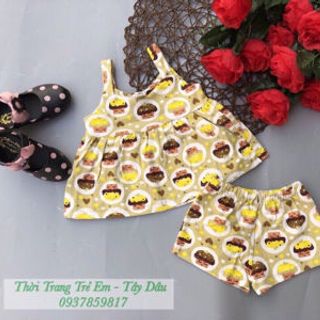 Đồ bộ bé gái 2 dây