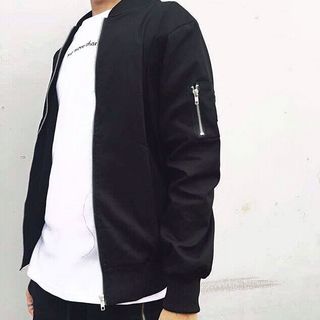Áo bomber chất kaki