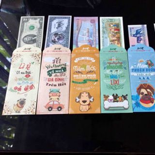 Tiền Hình Con Chó tổng hợp lì xì 2018