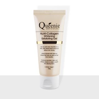 Gel tẩy tế bào chết trắng da bổ sung Collagen Queenie 100g