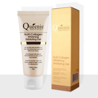 Gel tẩy tế bào chết trắng da bổ sung Collagen Queenie 100g