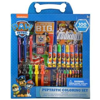Bộ dụng cụ tô màu Paw Patrol Coloring Set 100 món