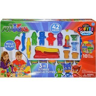 Bộ đất nặn 3 trong 1 PJ Masks Ultimate Softee Dough Playset- 42 món
