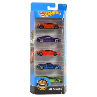 Hộp 5 xe Mattel Hot Wheels D2GL