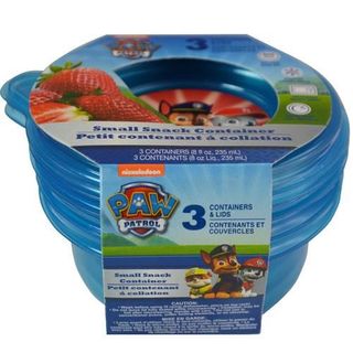 Set 3 hộp đựng đồ ăn Paw Patrol Container có hình dán màu giá sỉ