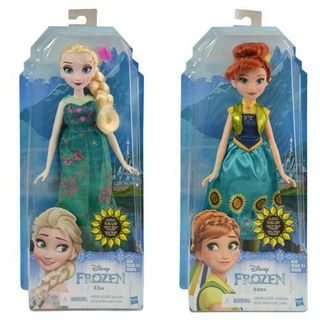 Búp bê Frozen Basic Dolls Elsa Anna