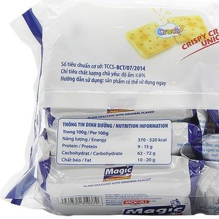 Bánh MAGIC Cracker Lạt 25g x 10
