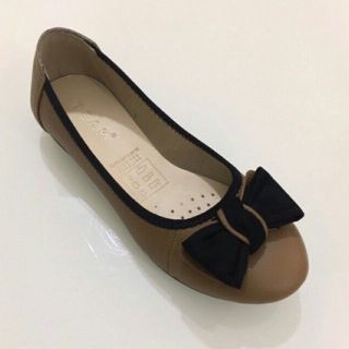 Giày Búp Bê Da Mềm Đính Nơ-MS05VN210