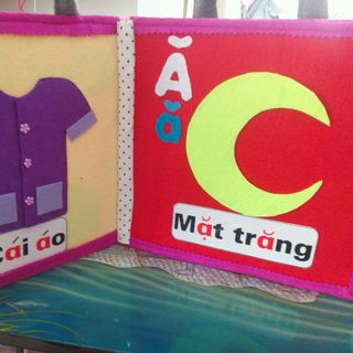 sách vải chủ đề chữ cái