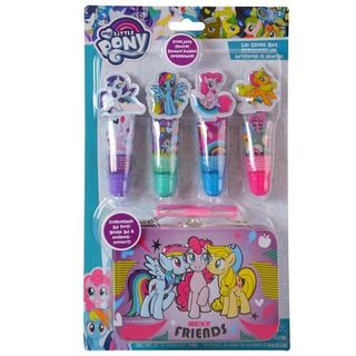 Bộ 4 son dưỡng môi MyLittlePony Lip Gloss kèm hộp đựng giá sỉ