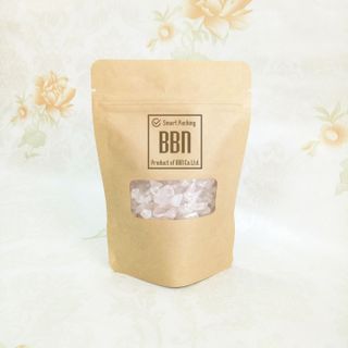 Túi giấy Kraft zipper có cửa sổ 12x17cm đựng 100g